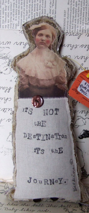 quote doll by Jenny Elkins