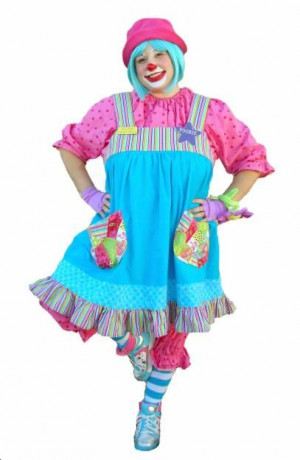 clown- love the dress!