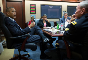 Image: President Barack Obama meets with the National Security Council ...