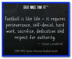 Famous #Football #Quote by Vince Lombardi More