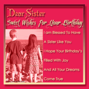 Sister Birthday Quotes, Sister Quotes, Birthday Quotes