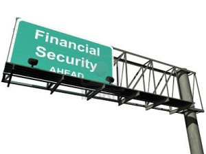 Financial Security Sign