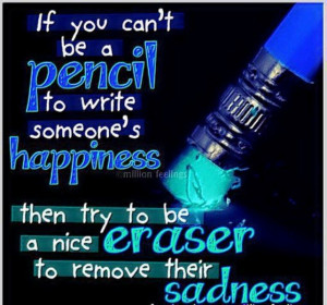 try to be a nice eraser