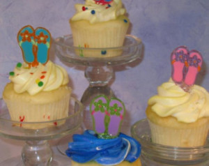 Flip Flop Pick Toppers/Bookmark (8) ...