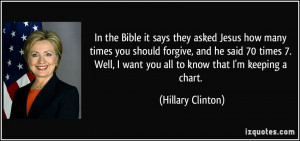the Bible it says they asked Jesus how many times you should forgive ...