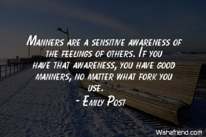 Bad Manners Quotes