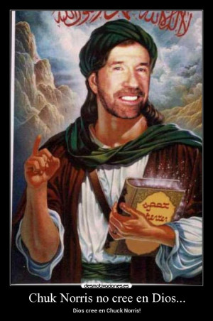 Carteles Dios Chuck Norris...