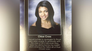 Girl uses yearbook quote to speak out against school's dress code