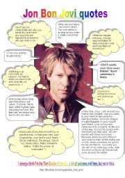 jon bon jovi quotes you can ask your studetns to compare his quotes to ...