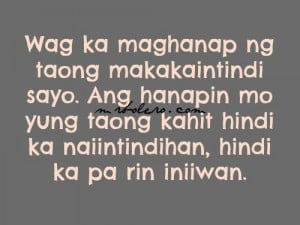 Tagalog Sad Love Quotes