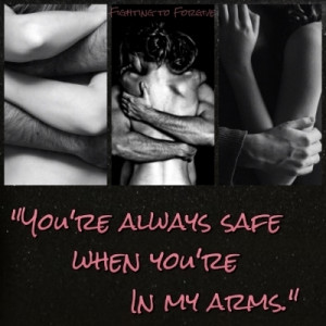 she feels safe and fortable with him