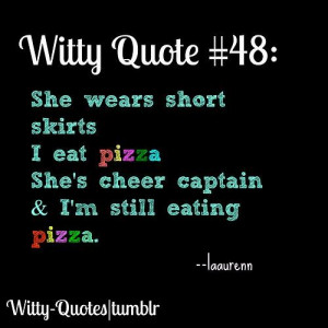 Witty quotes sayings pizza laaurenn