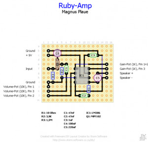 DIY Guitar Headphone Amp