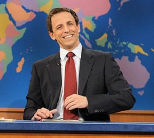Saturday Night Live Weekend Update anchor Seth Meyers. Courtesy of NBC