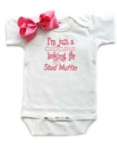 Baby Boys Valentines Day Bodysuit - Stud Muffin - Outfit - Baby Shower ...