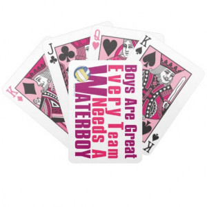 Waterboy Volleyball Playing Cards