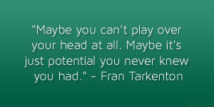 Fran Tarkenton Quote