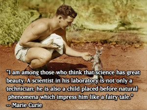Great quote from Marie Curie Image Source: Flicker http://www.flickr ...