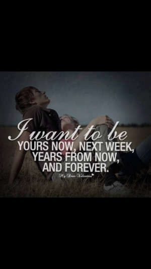 He will always be mine