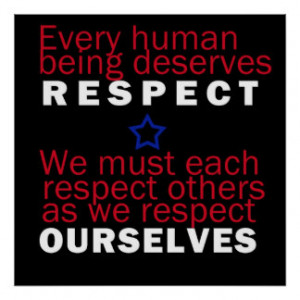When Show Our Respect Positive Quotes Inspirational
