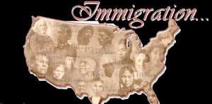How was immigration part of people's lives during history and today?