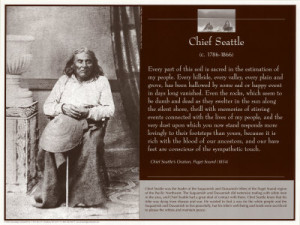 Chief Seattle poster