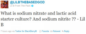 Why is Lil B asking us this? Is Lil B taking Gen Chem at Berkeley City ...
