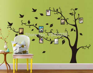 Extra Large Wall Decal Sticker Photo Frame Tree Branch Wall Sticker ...