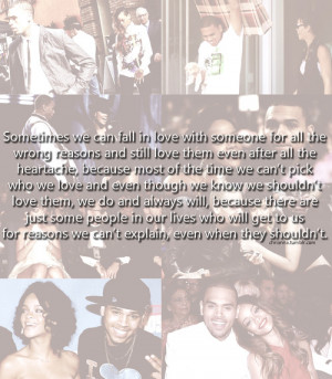 Chris Brown Quotes About Rihanna Chris Brown And Rihanna Quotes