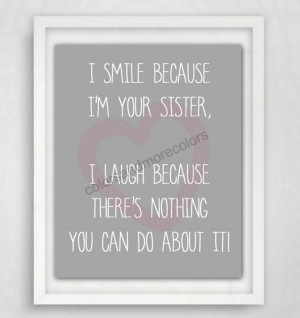 Quotes, Sister Gift, 8x10 Quote Print, Sisters Print, Sisters Wall Art ...