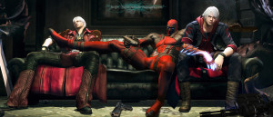deadpool dante and nero visit in devil may cry by 8scorpion