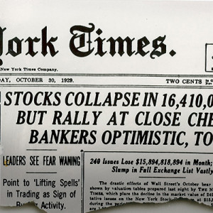 Great Depression Newspaper