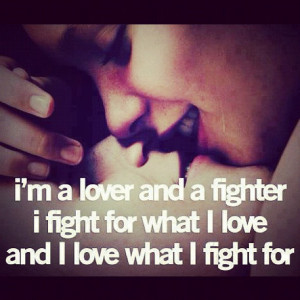 lover and a fighter.. #quotes (Taken with Instagram )