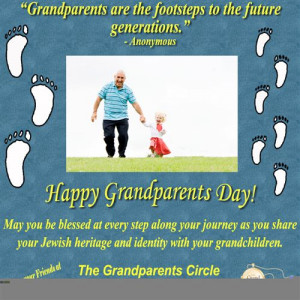 Grandparents are the footsteps to the future generations