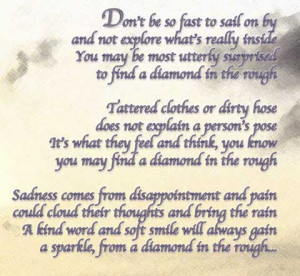 Diamond In The Rough (2) poesyart poem
