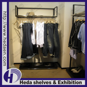 Wall Mounted Clothing Display Racks