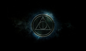 Harry Potter And The Deathly Hallows Symbol Wallpaper (1)
