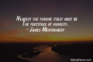 Humble Sports Quotes Humility-nearest the throne