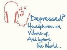 Depressed? Music helps!