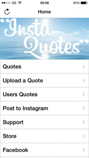 Insta`Quotes 1.0 App for iPad, iPhone - Entertainment - app by Trissha