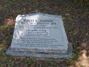 Robert Johnson Grave Marker