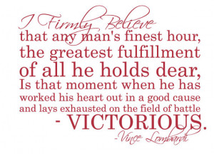 Vince Lombardi Quotes