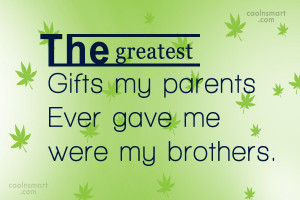 Brother Quotes, Sayings about brothers