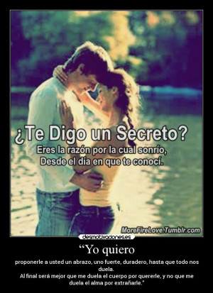 Yo quiero proponerle a usted un abrazo uno fuerte duradero hasta