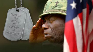 African-American soldier salutes, Veteran's Day - Spencer Platt/Getty ...