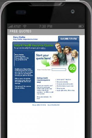 Free Health Insurance Quotes - screenshot