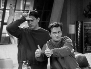 Chandler and Joey