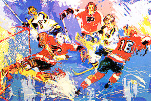 LeRoy Neiman Hockey Paintings