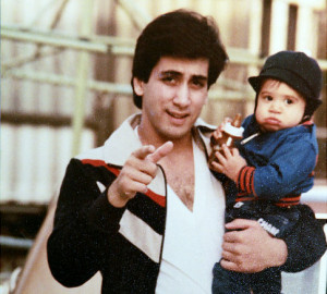 ... 'Vinny Gorgeous' Basciano include the mobster holding his young son