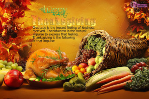 Thanksgiving Day Food Picture Wishes Card Free With Greetings Quote ...